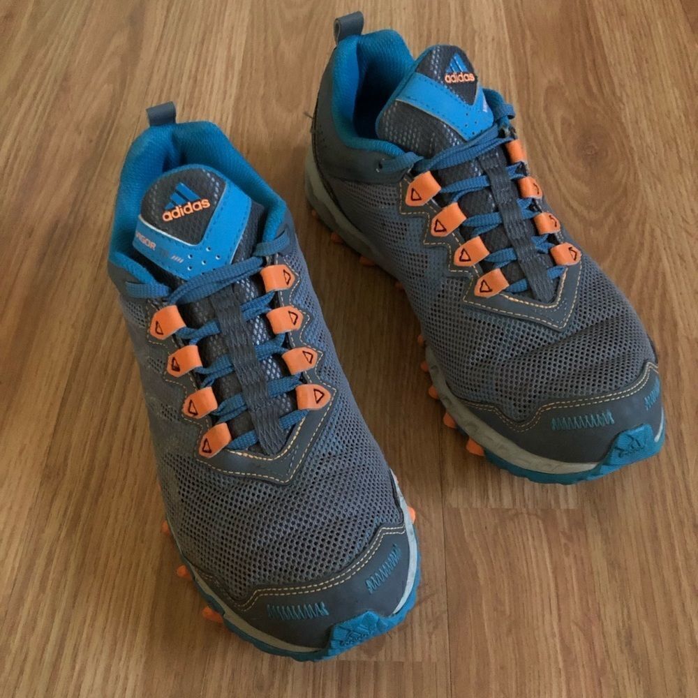ADIDAS Vigor 4 TR Gray/Blue Trail Running Shoes G99551 - Picture 7 of 10